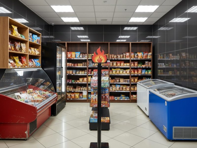 Успешный продуктовый магазин с постоянными клиентами