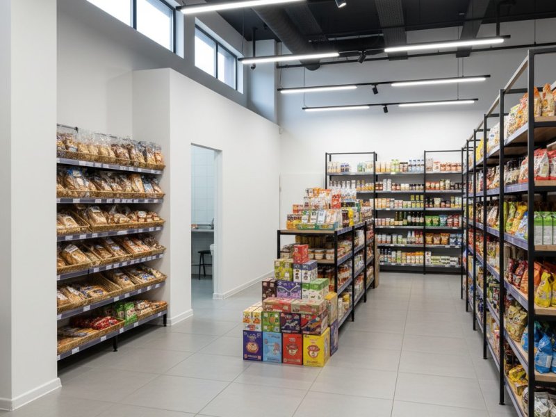 Успешный продуктовый магазин в новом жилом комплексе