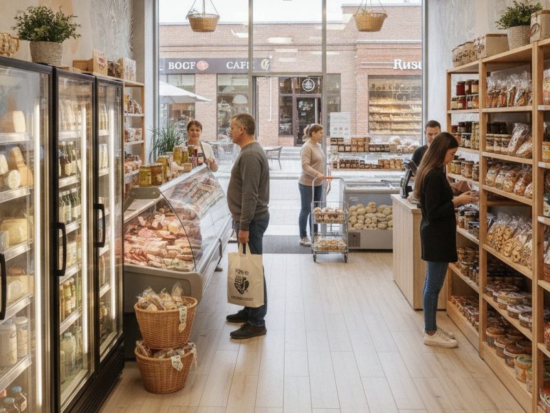 Магазин белорусских продуктов. Прибыль 70к