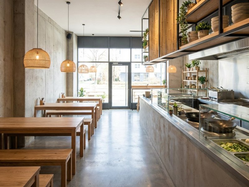 Магазин паназиатской кухни Суши Wok с постоянным потоком заказов