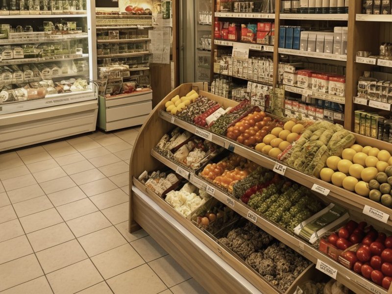 Успешный магазин продуктов и табака в центре Москвы