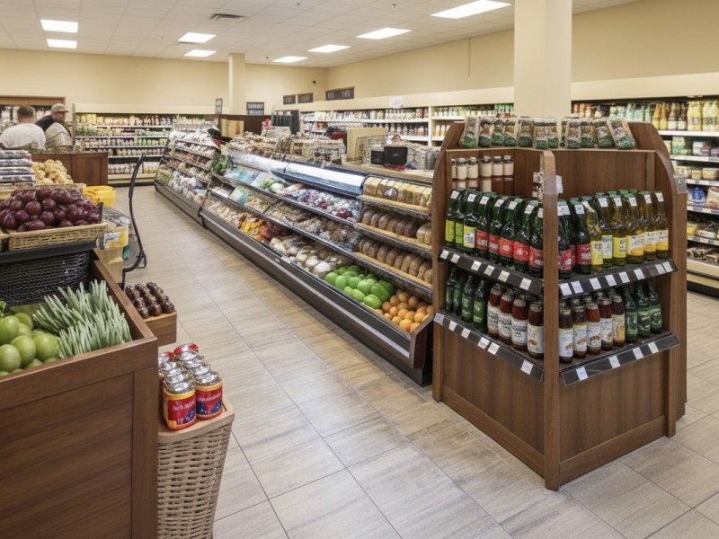 Успешный магазин продуктов и табака в центре Москвы
