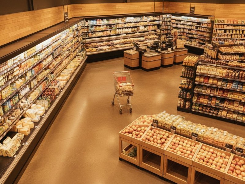 Успешный магазин продуктов в центре Москвы