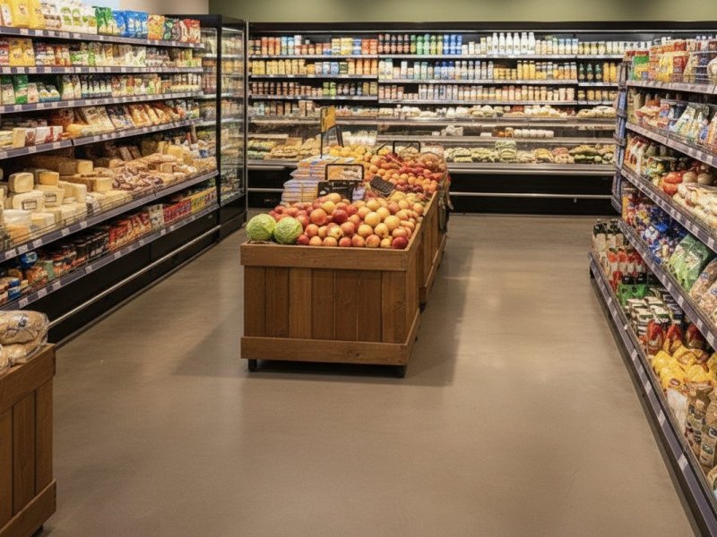 Успешный магазин продуктов в центре Москвы
