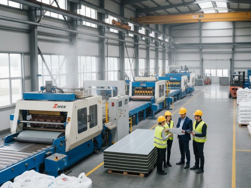Автоматическая линия по производству сэндвич-панелей. Прибыль 2млн