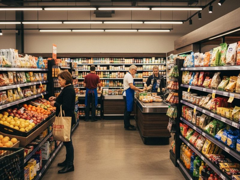 Продуктовый минимаркет. Прибыль 110к