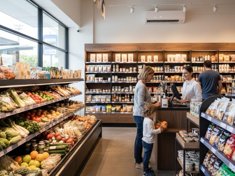 Продуктовый магазин. Прибыль 110к