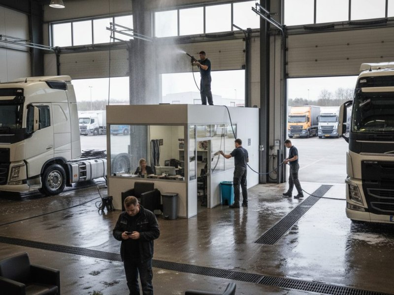 Грузовая автомойка. Прибыль 180к
