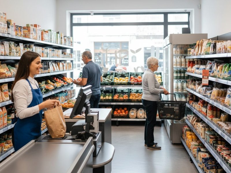 Продуктовый магазин. Прибыль 110к
