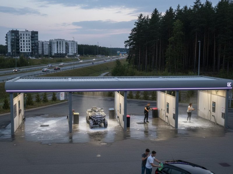 Автомойка. Прибыль 200к