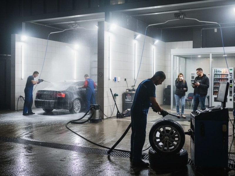 Автомойка. Прибыль 120к