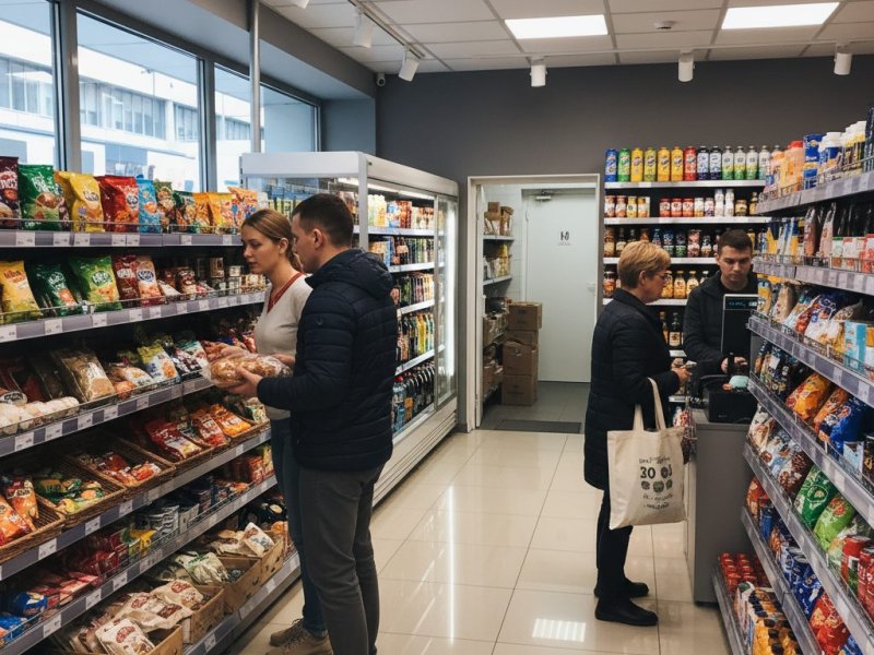 Продуктовый магазин. Прибыль 110к