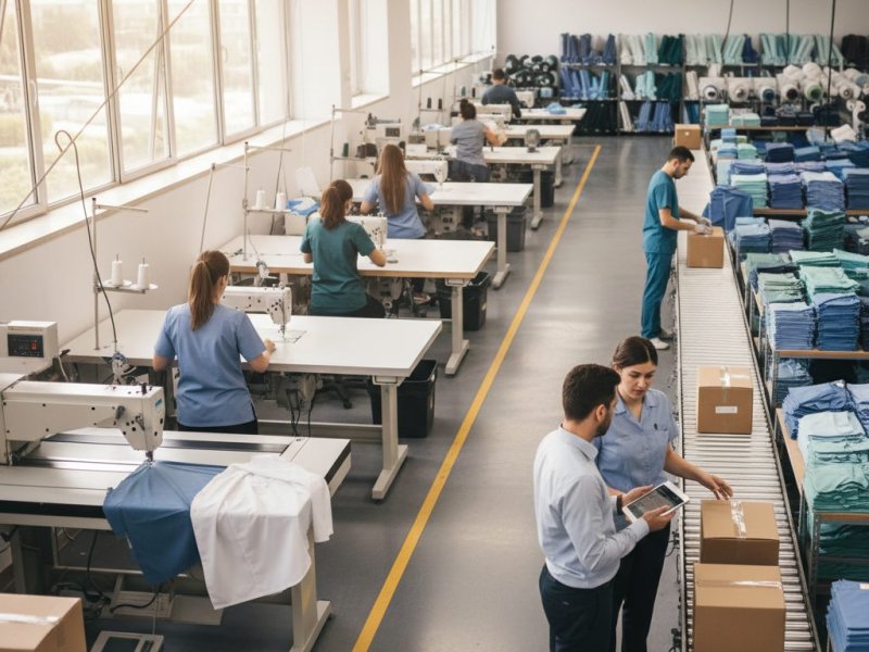 Производство медицинской одежды. Прибыль 380к