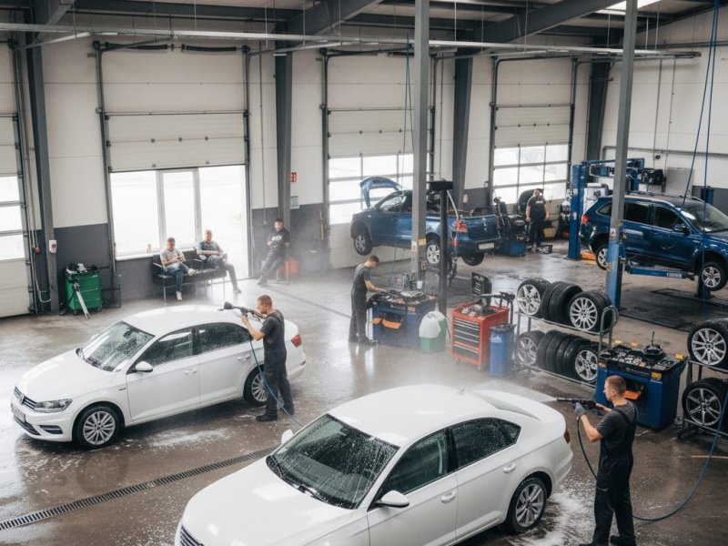 Автосервис. Прибыль 580к