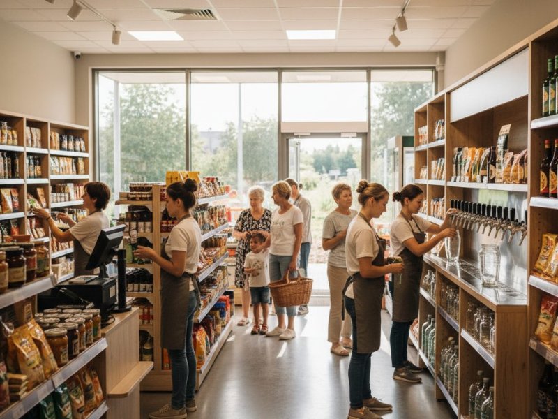 Продуктовый магазин. Прибыль 750к