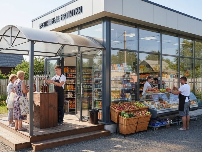 Продуктовый магазин. Прибыль 750к