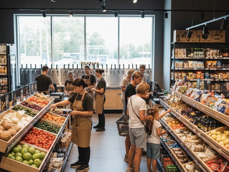Продуктовый магазин. Прибыль 750к