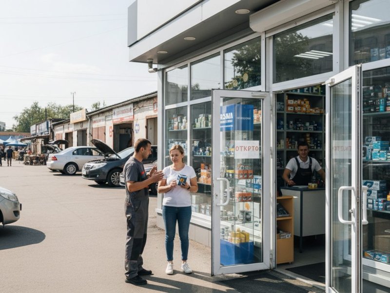 Магазин автозапчастей. Прибыль 110к
