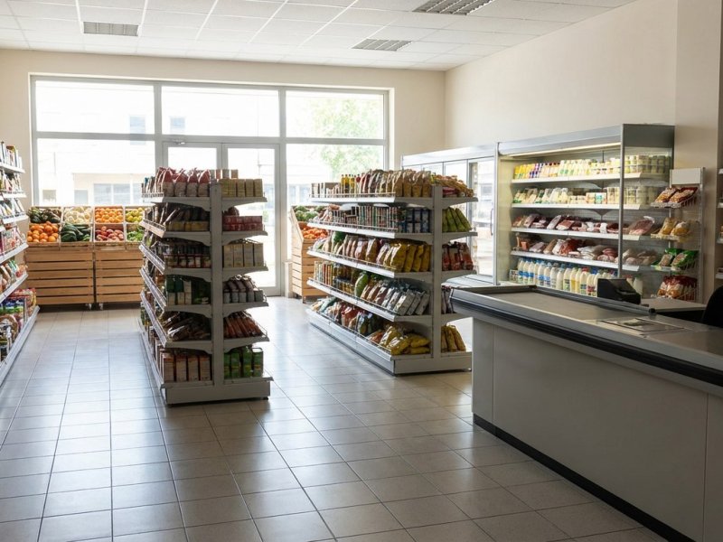 Продуктовый магазин с постоянным потоком клиентов и собственным ПВЗ OZON