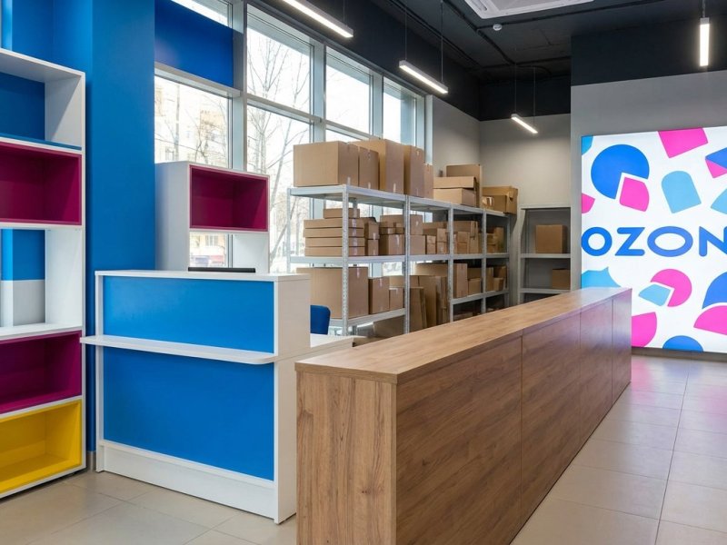 Пункт выдачи Ozon с отличной проходимостью