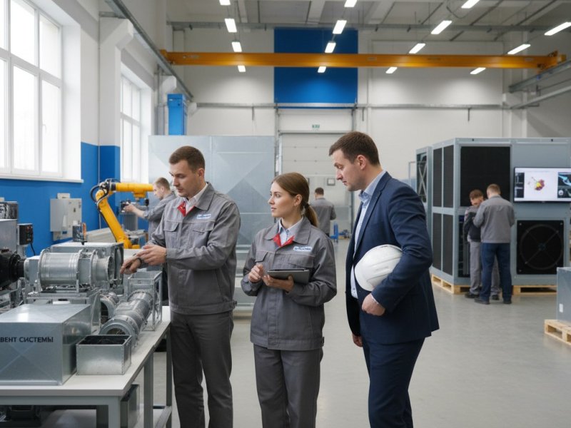 Завод по производству вентиляционных систем с высоким доходом