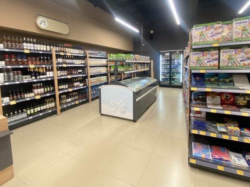 Успешный продуктовый магазин с шаурмой и табачным бизнесом