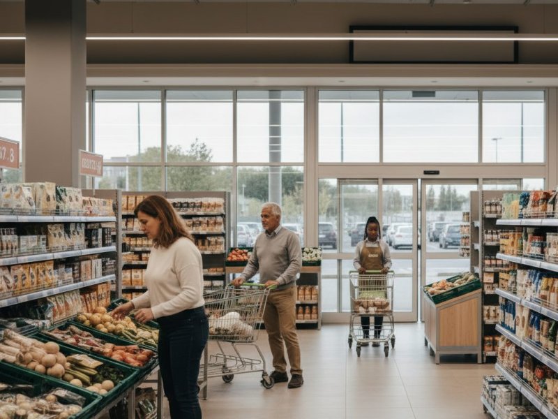 Успешный продуктовый магазин с высокой проходимостью