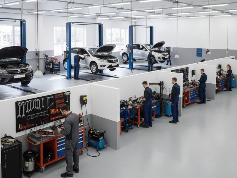 Автосервис. Прибыль 490к