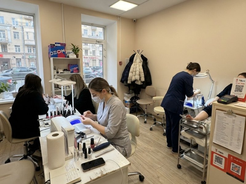 Маникюрный и педикюрный салон в Москве с прибылью 210к в мес.