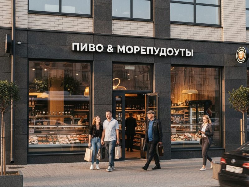 Магазин разливного пива и морепродуктов. Окупаемость 8 мес.