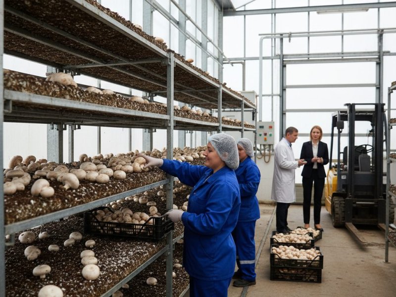 Грибное производство. Прибыль 680к