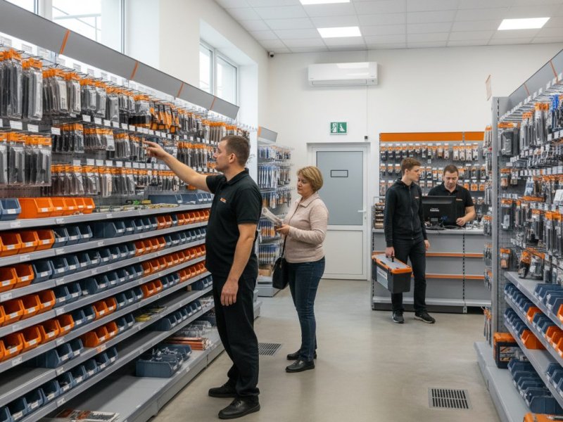 Магазин крепежа. Прибыль 900к