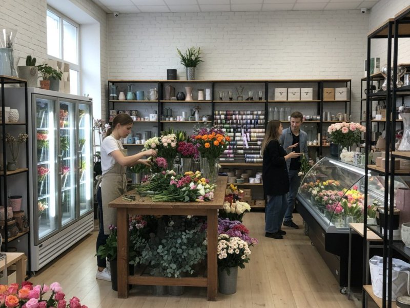 Цветочный магазин. Окупаемость 17 мес.