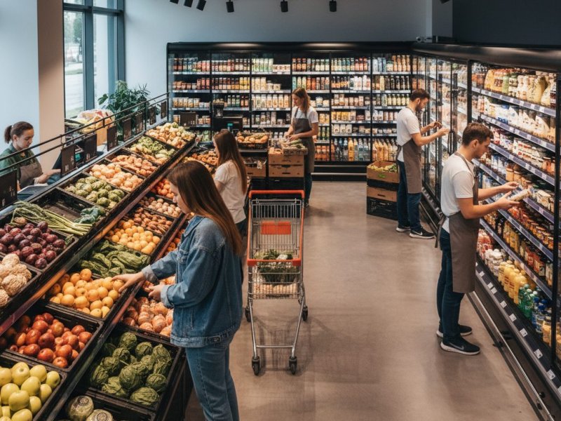 Продуктовый магазин. Прибыль 170к