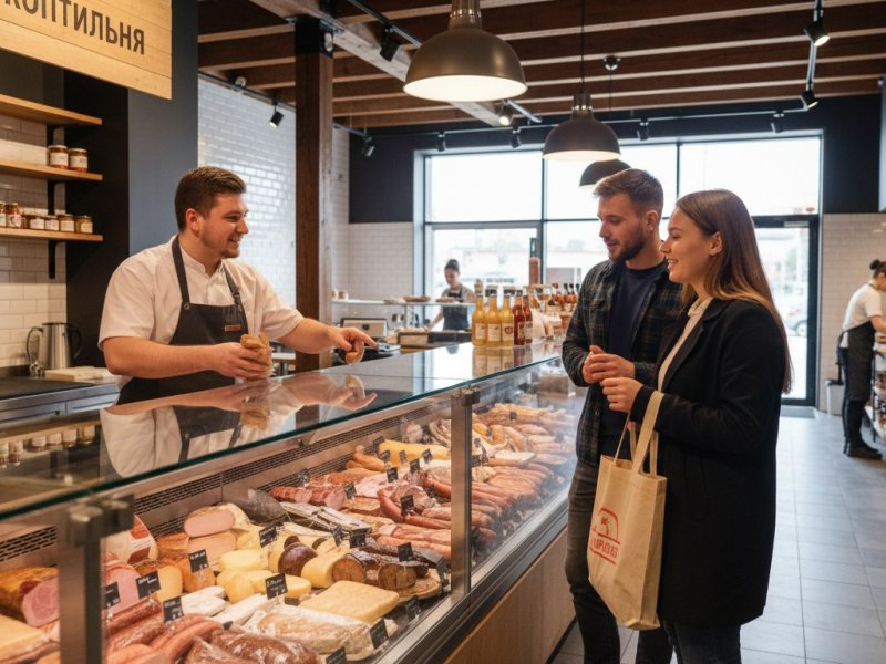 Ферма-коптильня с широким ассортиментом продукции
