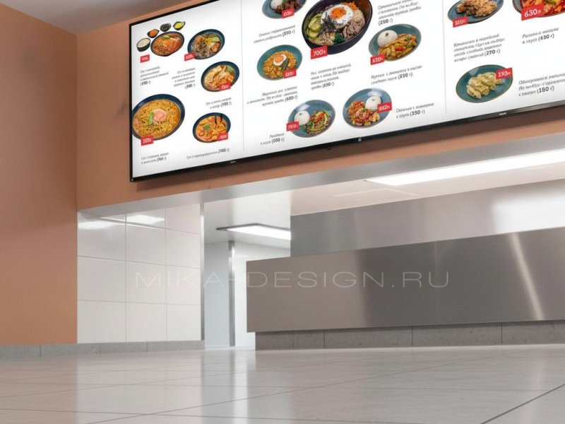 Популярный корнер корейской кухни в ТРЦ