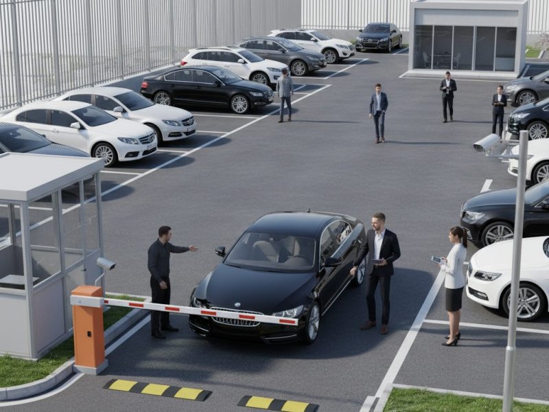 Автомобильная стоянка. Прибыль 670к