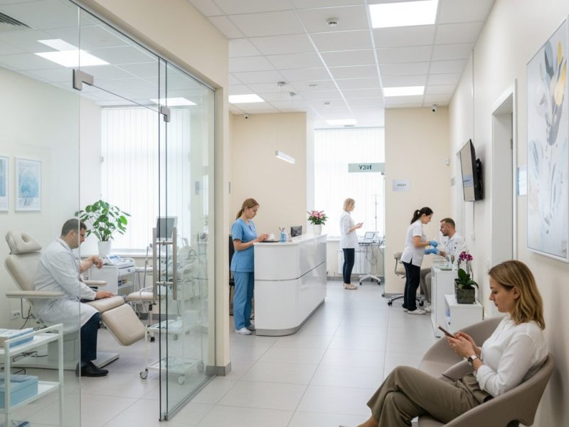 Медицинская клиника. Прибыль 100к