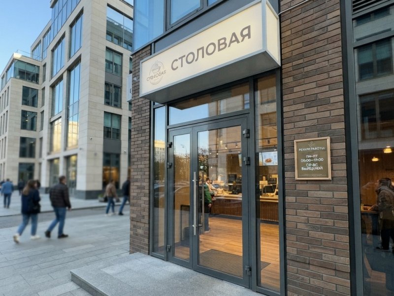 Столовая полного цикла в БЦ | 350 000 ₽ прибыли