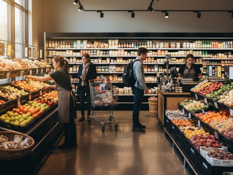 Торговля продуктами. Прибыль 970к