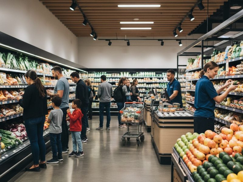Торговля продуктами. Прибыль 970к