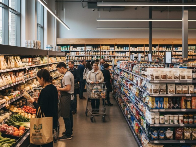 Торговля продуктами. Прибыль 970к