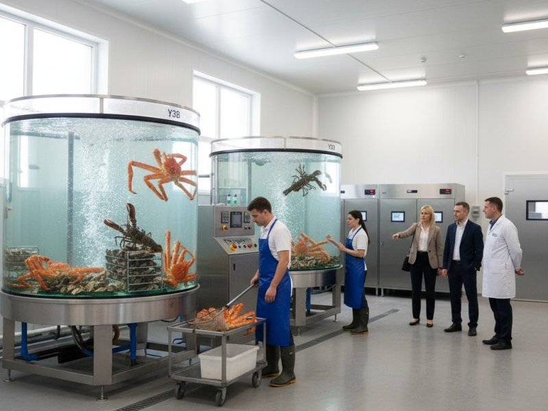 Комплекс по хранению и переработке морепродуктов. Прибыль 430к