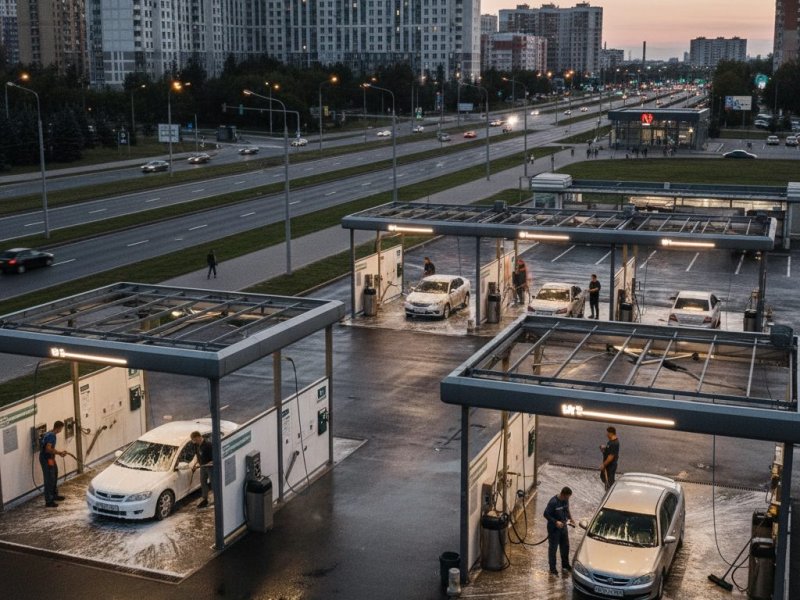 Автомойка. Прибыль 660к