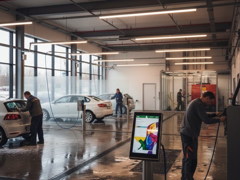 Автомойка. Прибыль 600к