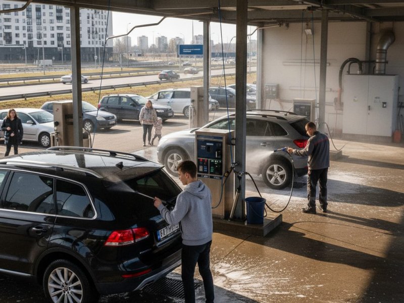 Автомойка. Прибыль 600к