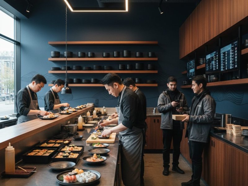 Бизнес по доставке японской кухни. Прибыль 300к