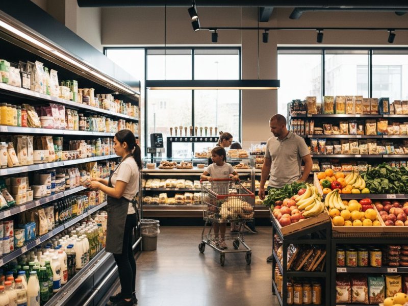 Продуктовый магазин с помещением в собственности