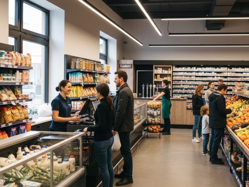 Продуктовый магазин с помещением в собственности
