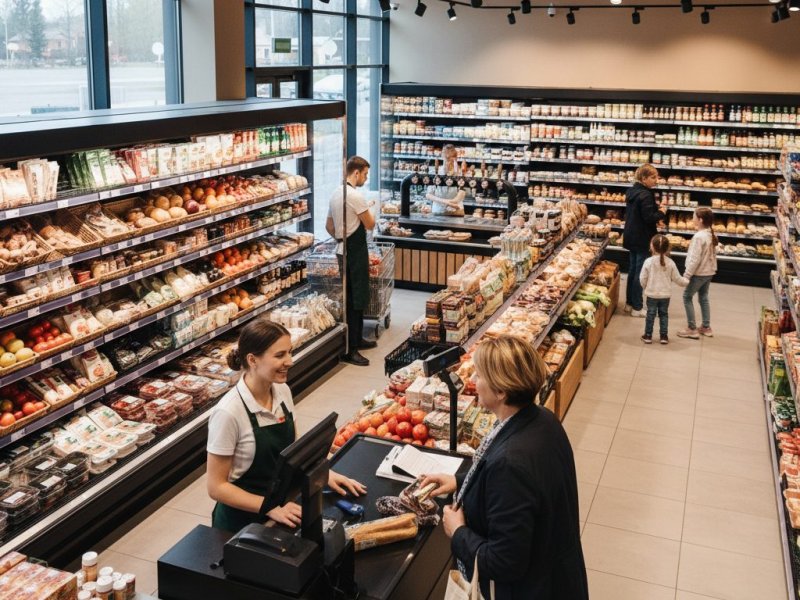 Продуктовый магазин с помещением в собственности